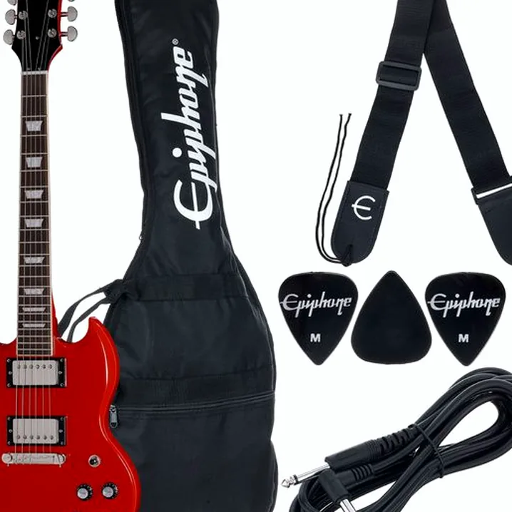 Recensione e prova della chitarra Epiphone Power Player SG Lava Red