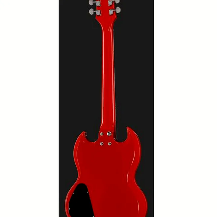 Recensione e prova della chitarra Epiphone Power Player SG Lava Red