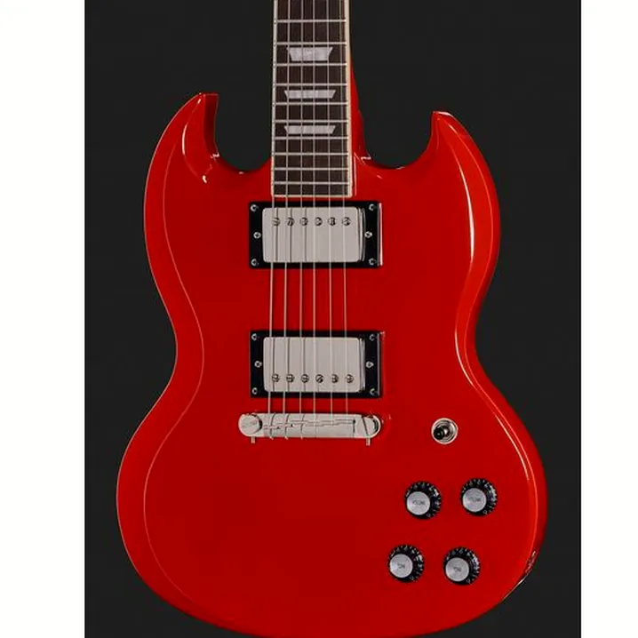 Recensione e prova della chitarra Epiphone Power Player SG Lava Red