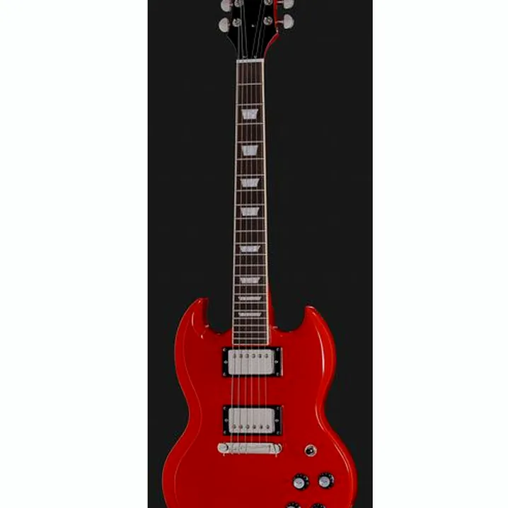 Recensione e prova della chitarra Epiphone Power Player SG Lava Red