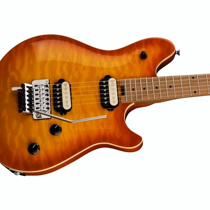 Recensione e prova della chitarra Evh Wolfgang Special QMT Solar
