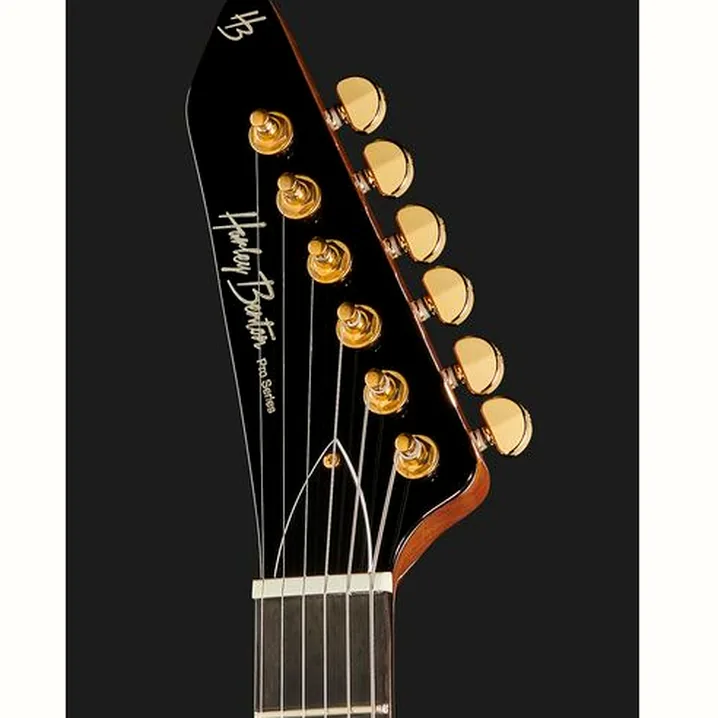 Recensione e prova della chitarra Harley Benton EX-76 LH Classic GHW AN
