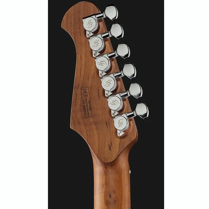 Recensione e prova della chitarra Harley Benton Fusion-III HSH Roasted FCH