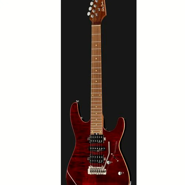 Recensione e prova della chitarra Harley Benton Fusion-III HSH Roasted FCH
