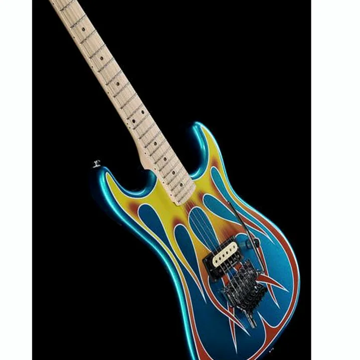 Recensione e prova della chitarra Kramer Guitars Hot Rod Baretta Blue Sparkle