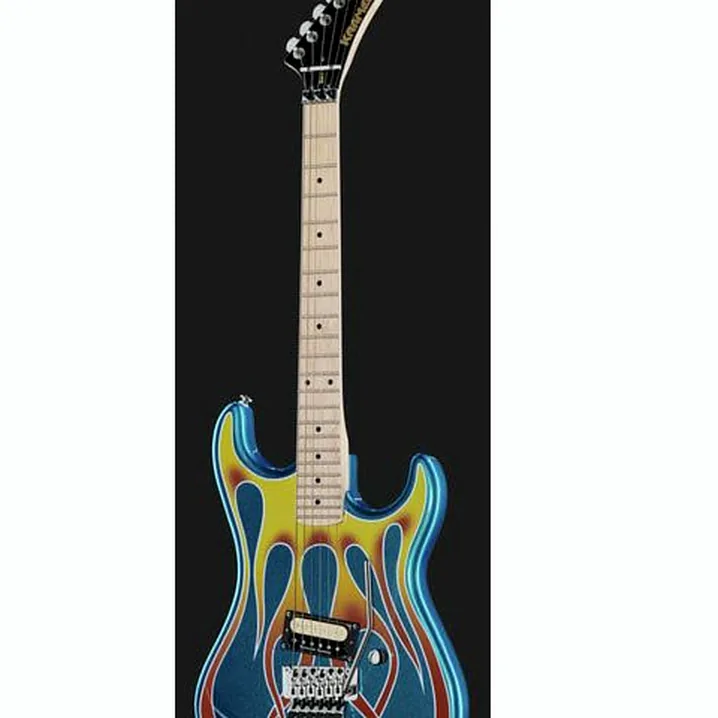 Recensione e prova della chitarra Kramer Guitars Hot Rod Baretta Blue Sparkle