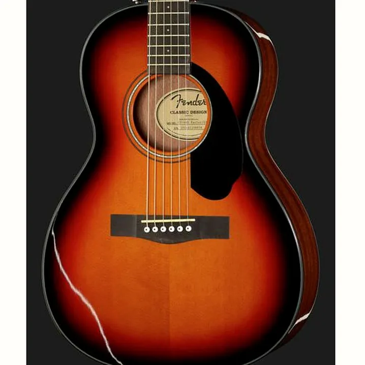 Recensione e Test Chitarra Elettrica Fender CP-60S Parlor Sunburst WN
