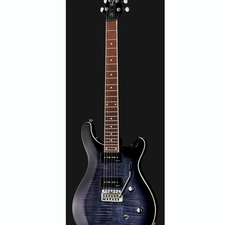 Recensione e Test Chitarra Elettrica Harley Benton CST-24T P90 Black Flame