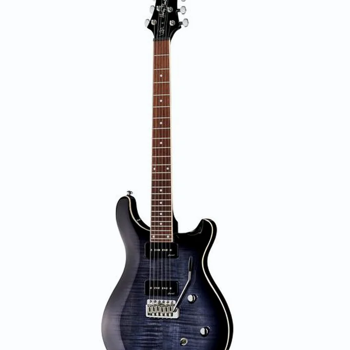 Recensione e Test Chitarra Elettrica Harley Benton CST-24T P90 Black Flame
