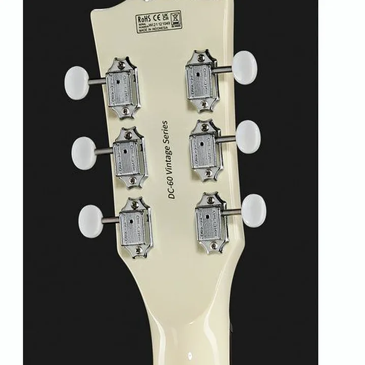 Recensione e Test Chitarra Harley Benton DC-60 Junior LH Polaris White