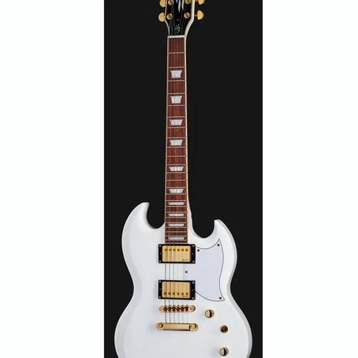 Recensione e Test Chitarra Harley Benton DC-Custom White