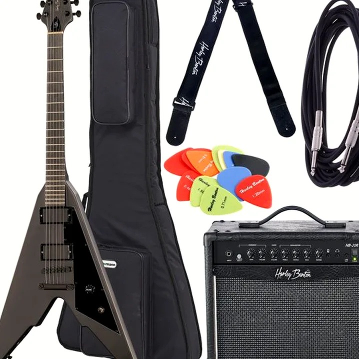 Recensione e Test Chitarra Harley Benton Victory Active SBK Set