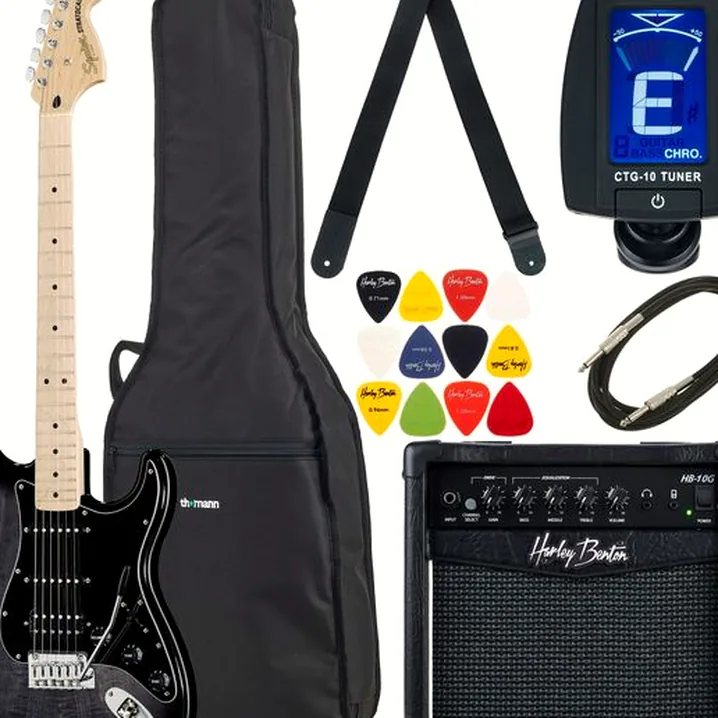 Recensione e Test Chitarra Squier Affinity Strat FM HSSBB Set