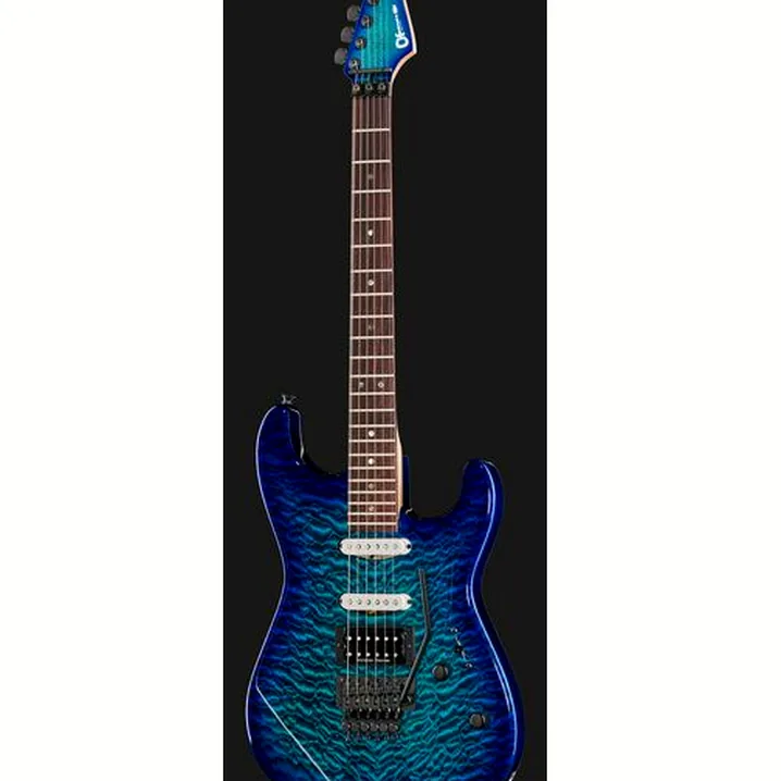 Recensione, Test Chitarra Elettrica Charvel San Dimas HSS FR QMT Chlorine