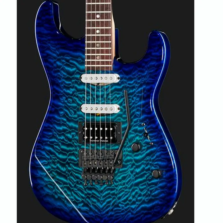 Recensione, Test Chitarra Elettrica Charvel San Dimas HSS FR QMT Chlorine