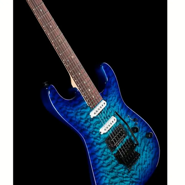 Recensione, Test Chitarra Elettrica Charvel San Dimas HSS FR QMT Chlorine