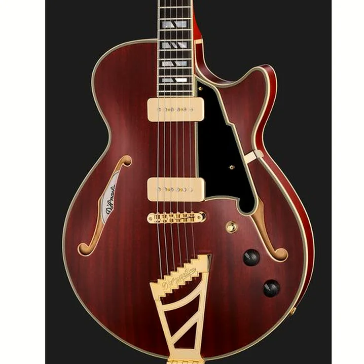 Recensione, Test Chitarra Elettrica DAngelico Deluxe SS Satin Trans Wine
