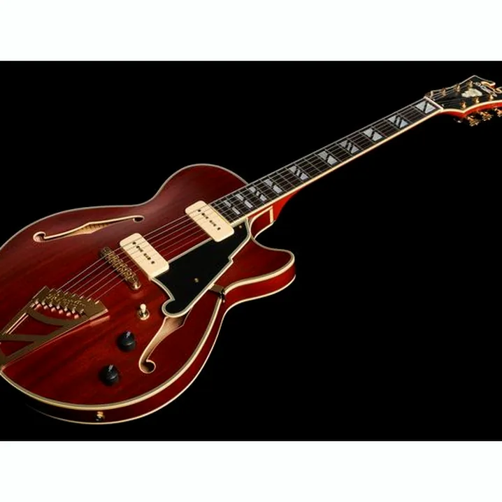 Recensione, Test Chitarra Elettrica DAngelico Deluxe SS Satin Trans Wine