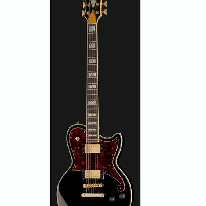 Recensione, Test Chitarra Elettrica DAngelico DLX Atlantic Bariton Solid BLK