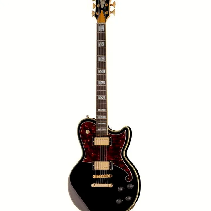 Recensione, Test Chitarra Elettrica DAngelico DLX Atlantic Bariton Solid BLK