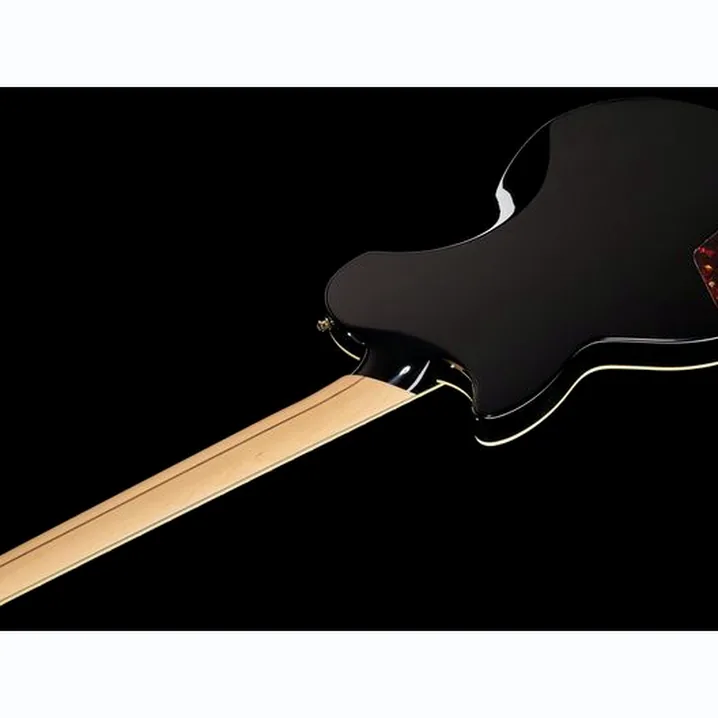 Recensione, Test Chitarra Elettrica DAngelico DLX Atlantic Bariton Solid BLK