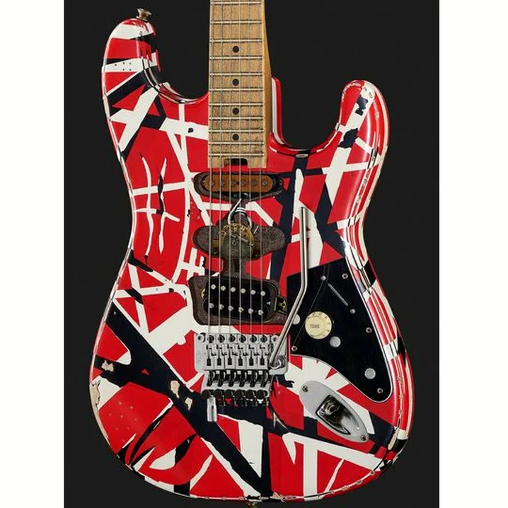 Recensione, Test Chitarra Elettrica Evh Frankie Striped MN Relic R/W/B