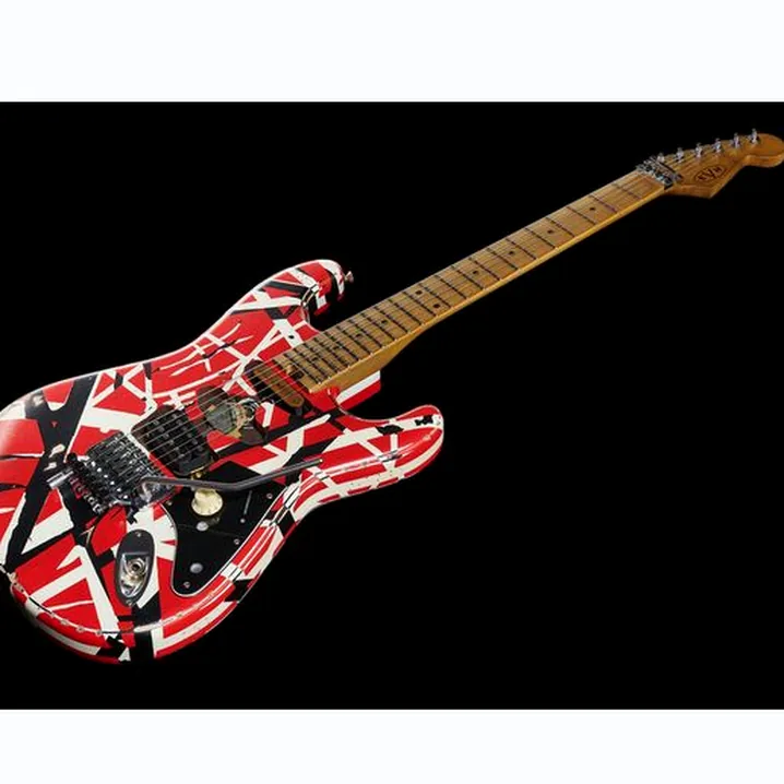 Recensione, Test Chitarra Elettrica Evh Frankie Striped MN Relic R/W/B