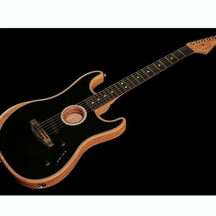 Recensione, Test Chitarra Elettrica Fender AM Acoustasonic Strat BK
