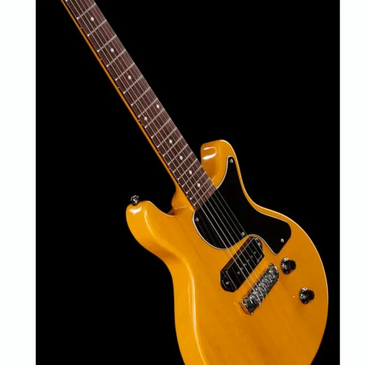 Recensione, Test Chitarra Elettrica Harley Benton DC-Junior FAT TV Yellow Set