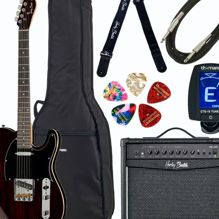 Recensione, Test Chitarra Elettrica Harley Benton TE-70RW Deluxe Set 1