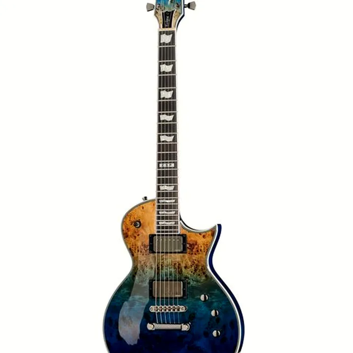 Recensione, Test della chitarra elettrica ESP E-II Eclipse BM Blue Nat Fade
