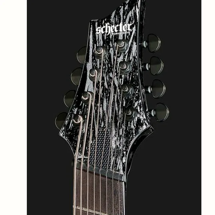 Recensione, Test della chitarra elettrica Schecter C-8 Multiscale Silver Mountain