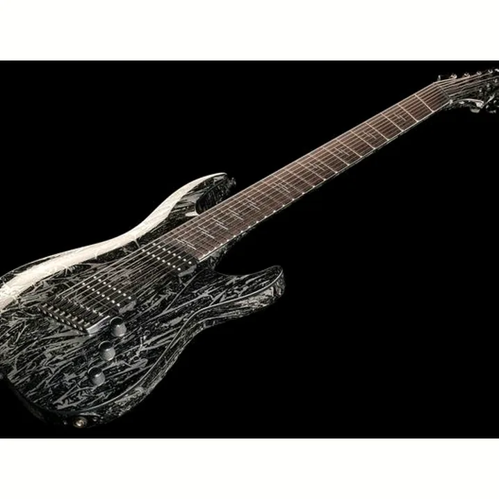 Recensione, Test della chitarra elettrica Schecter C-8 Multiscale Silver Mountain