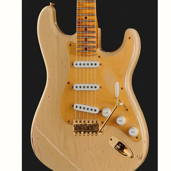 Test e Recensione Chitarra Elettrica Fender 55 Strat Bone Tone AHB Relic