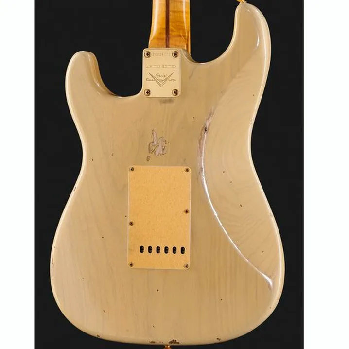 Test e Recensione Chitarra Elettrica Fender 55 Strat Bone Tone AHB Relic