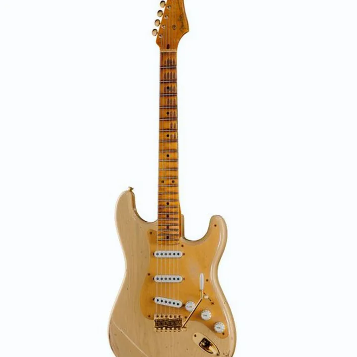 Test e Recensione Chitarra Elettrica Fender 55 Strat Bone Tone AHB Relic