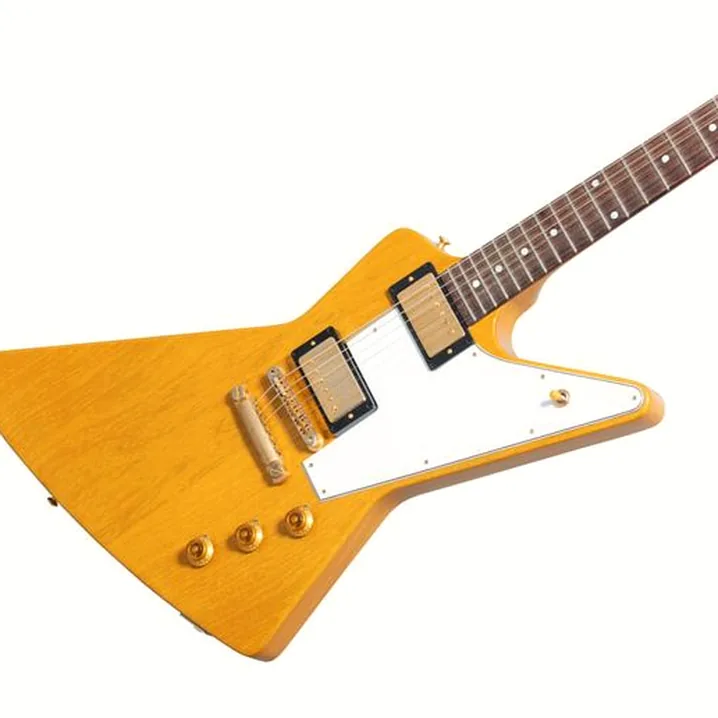 Test e Recensione Chitarra Elettrica Gibson 58 Korina Explorer VOS