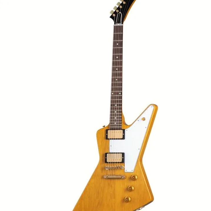 Test e Recensione Chitarra Elettrica Gibson 58 Korina Explorer VOS