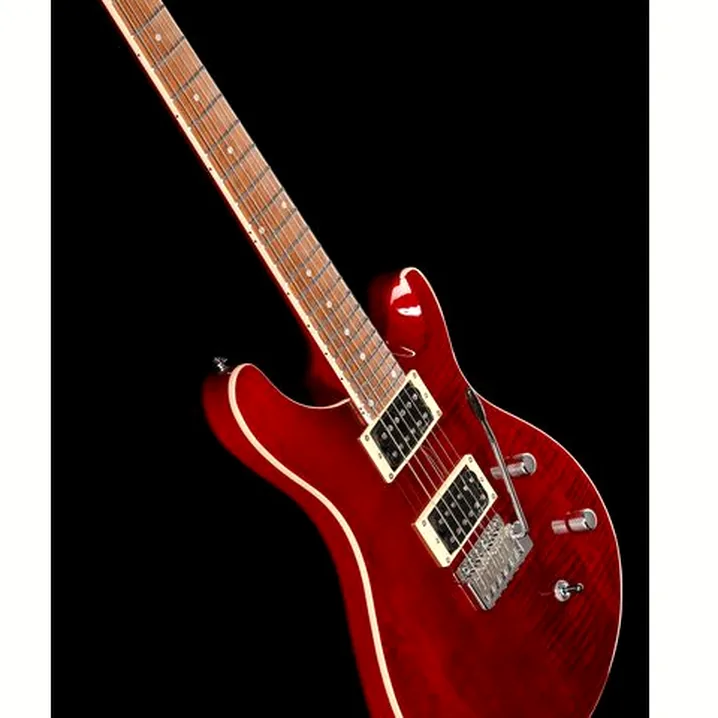 Test e Recensione Chitarra Elettrica Harley Benton CST-24T Black Cherry Fl Set