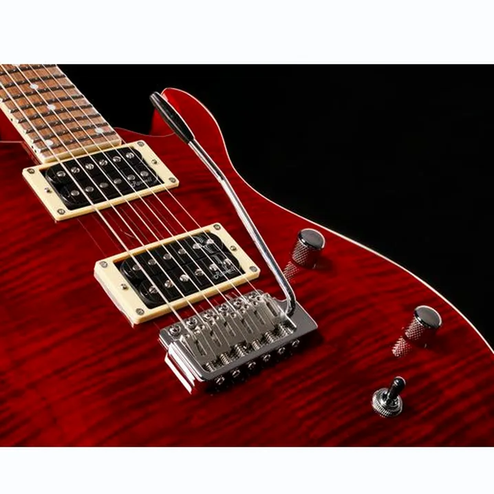Test e Recensione Chitarra Elettrica Harley Benton CST-24T Black Cherry Fl Set