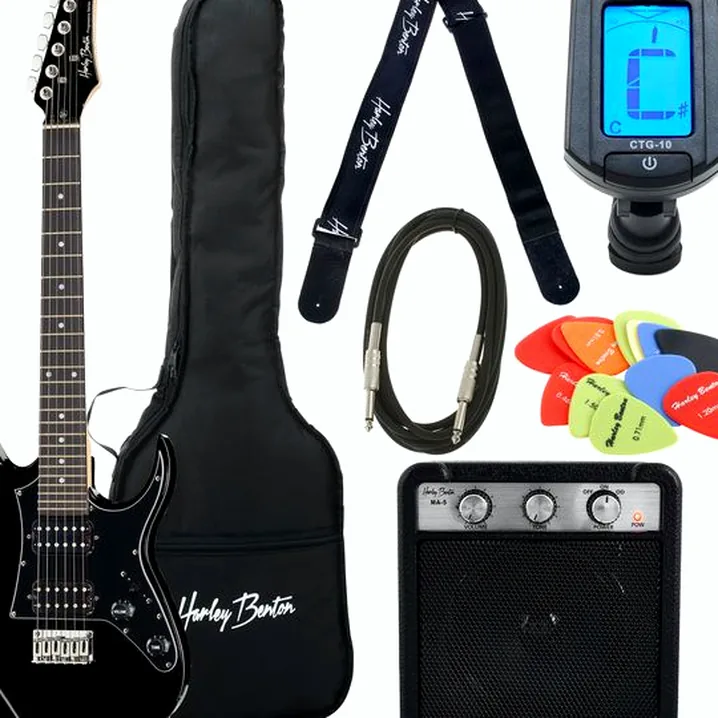 Test e Recensione Chitarra Elettrica Harley Benton MA-5 Miniamp Set 3