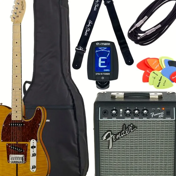 Test e Recensione Chitarra Elettrica Harley Benton TE-80 NT Deluxe Series Set 1
