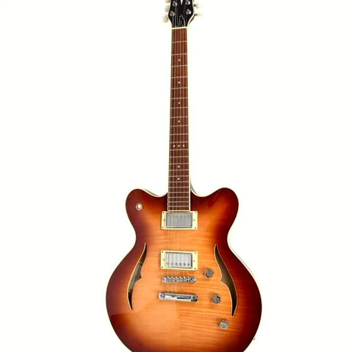 Test e Recensione Chitarra Elettrica Höfner Verythin CT Special Brunette