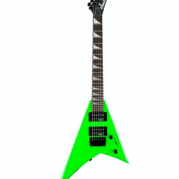Test e Recensione Chitarra Elettrica Jackson JS1X Rhoads Minion Neon Green