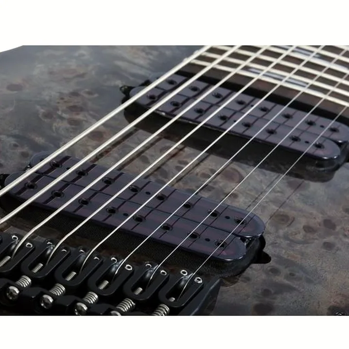Test e Recensione Chitarra Elettrica Schecter Omen Elite-8 MS Charcoal