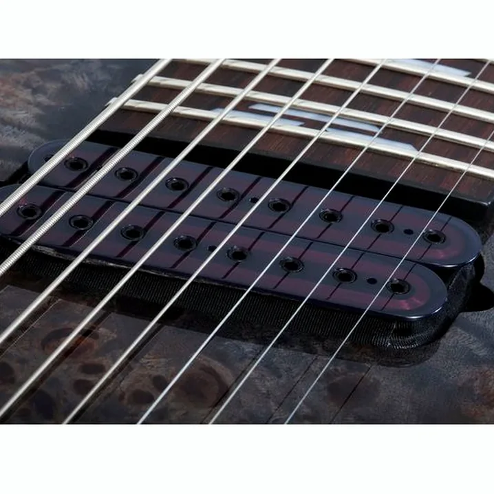 Test e Recensione Chitarra Elettrica Schecter Omen Elite-8 MS Charcoal