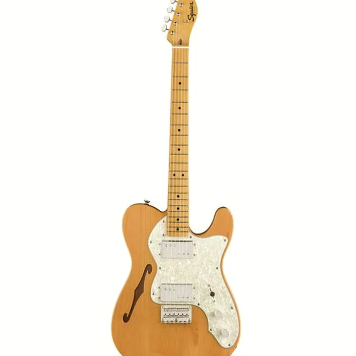 Test e Recensione Chitarra Elettrica Squier CV 70s Tele Thinline MN NAT