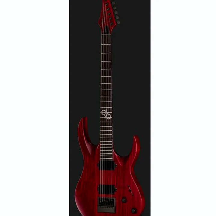 Test e Recensione Chitarra Solar Guitars A1.6ATBR-27 Baritone Tr Blood