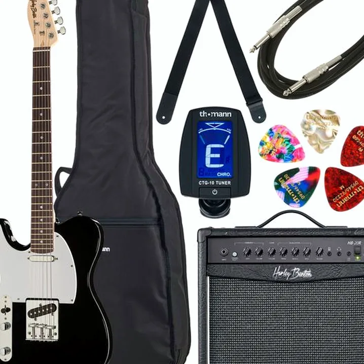 Test, Recensione Chitarra Elettrica Harley Benton TE-20 BK LH Standard Set 2