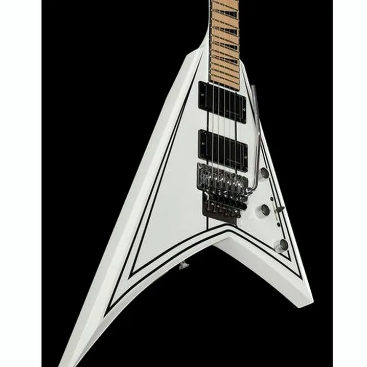Test, Recensione Chitarra Elettrica Jackson RRX24M White w/Black PinStripe
